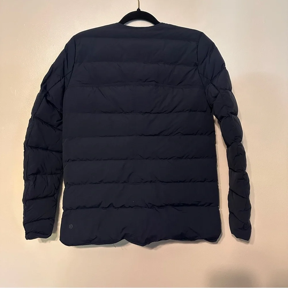 Lululemon Just Enough Puff Down Jacket in Navy size 6 - Picture 7 of 8